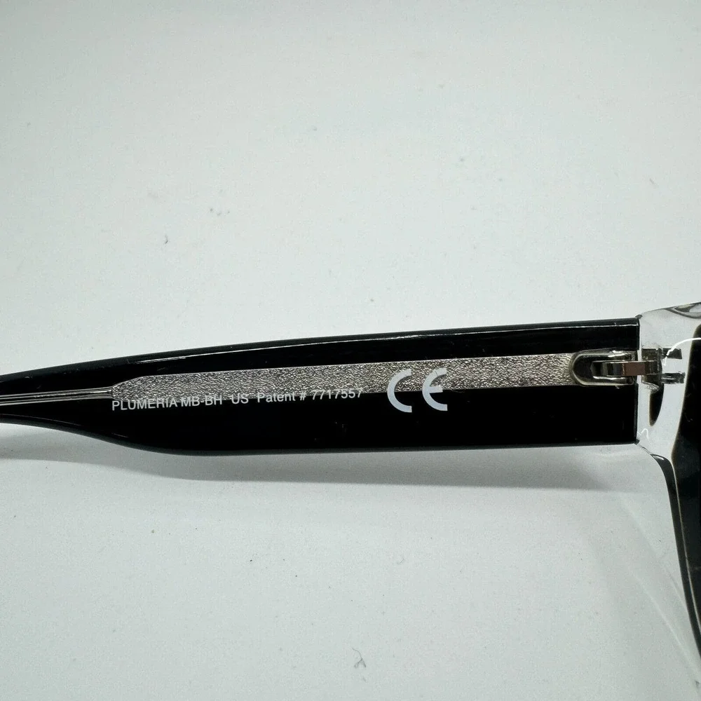 Maui Jim Sunglasses Frames‎ MJ768-02K PLUMERIA 55/17-135 Black Full Rim H10902